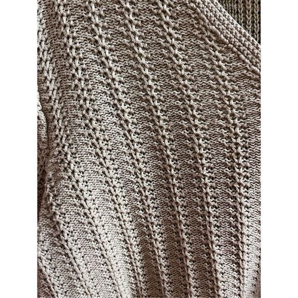 Eddie Bauer Green V-Neck Cotton Sweater sz L - Picture 3 of 6